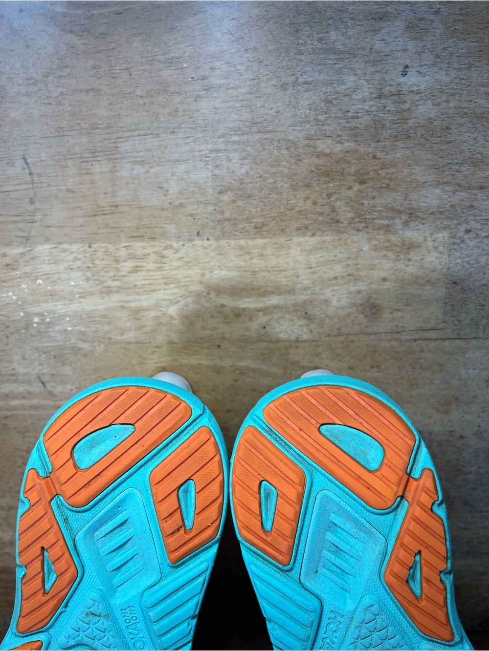 Hoka One One Arahi 7 Womens Size 6.5 Running Shoes Sneakers Frost Aqua Glow - Picture 9 of 12